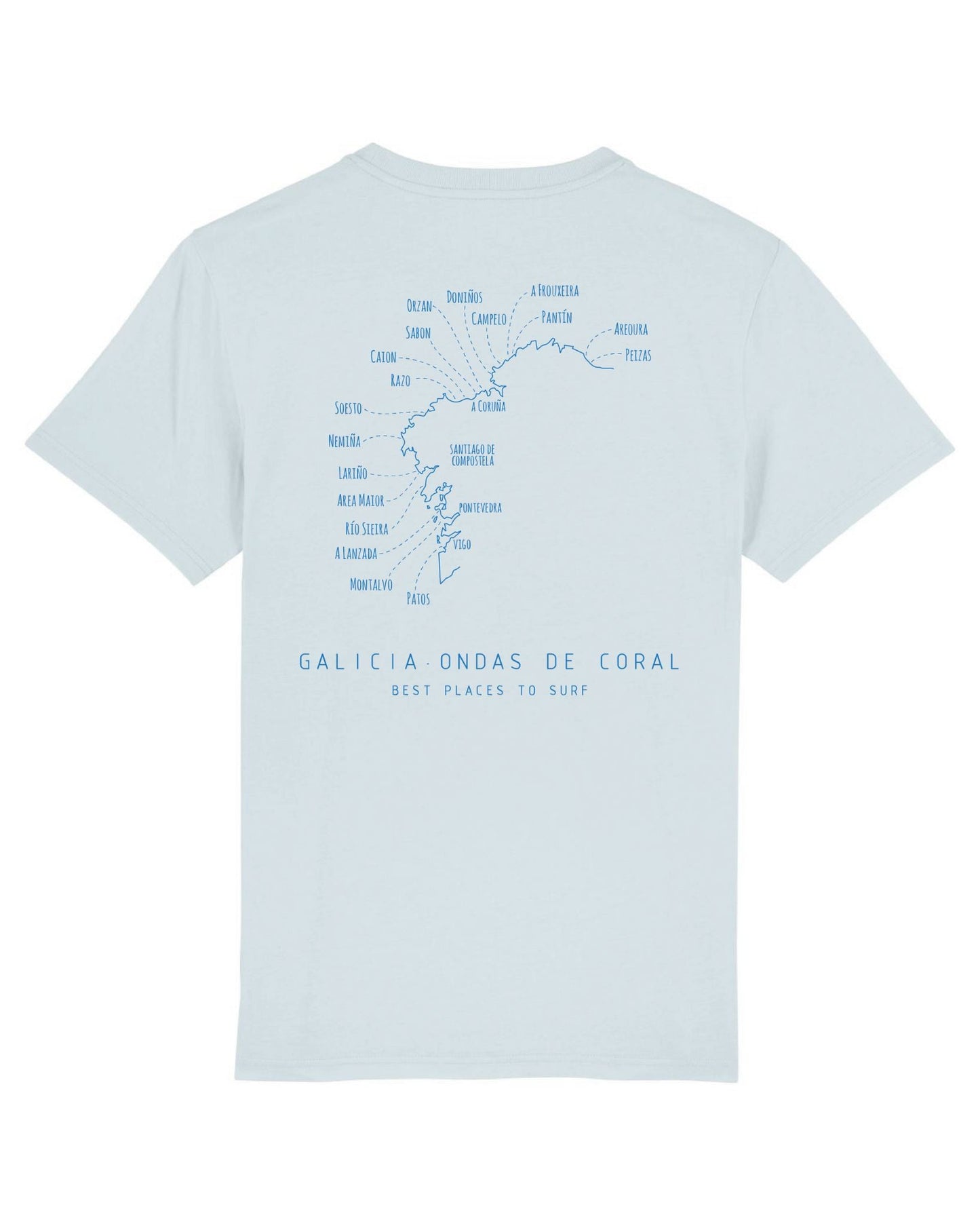 Camiseta surf sostenible GALICIA
