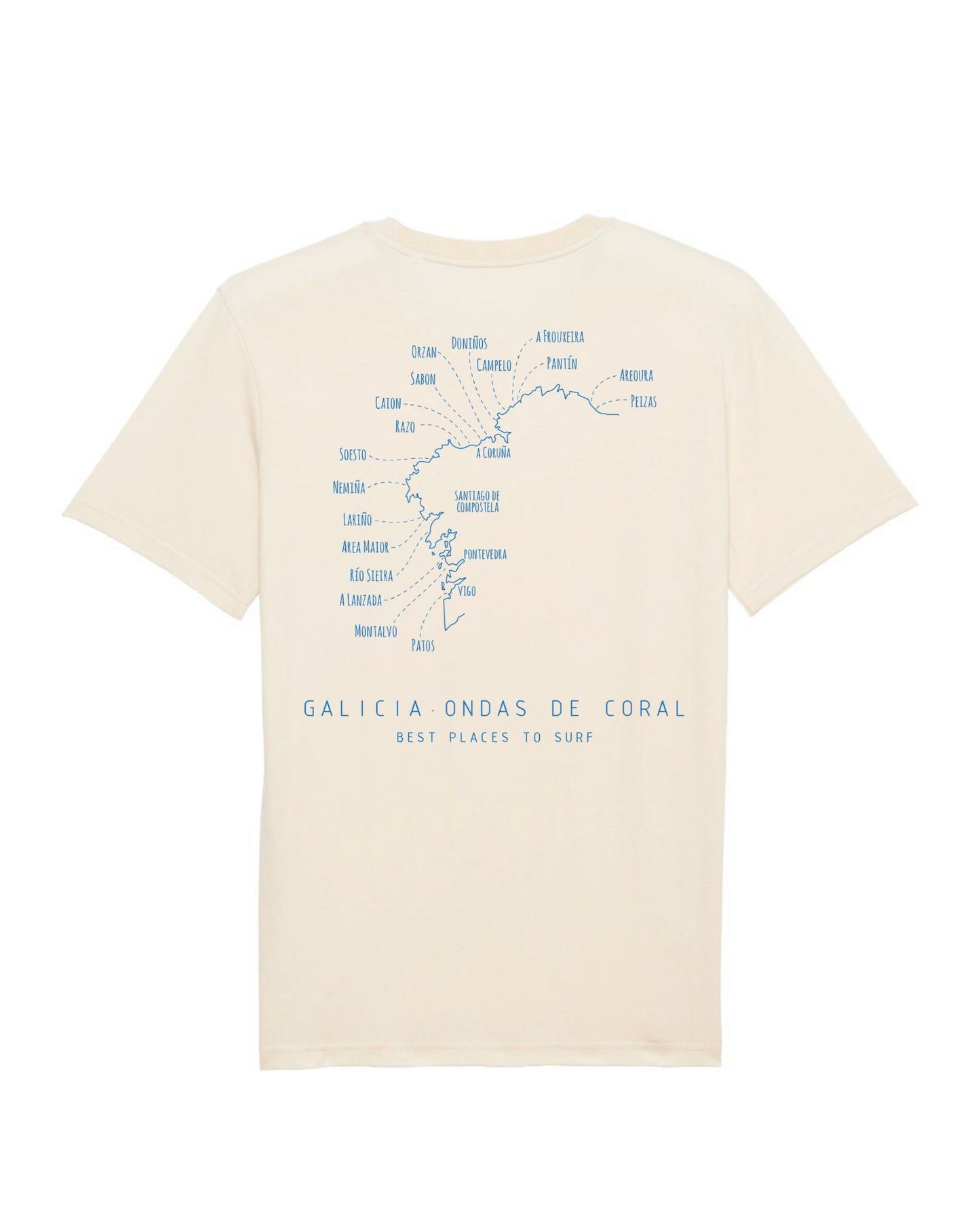 Camiseta surf sostenible GALICIA