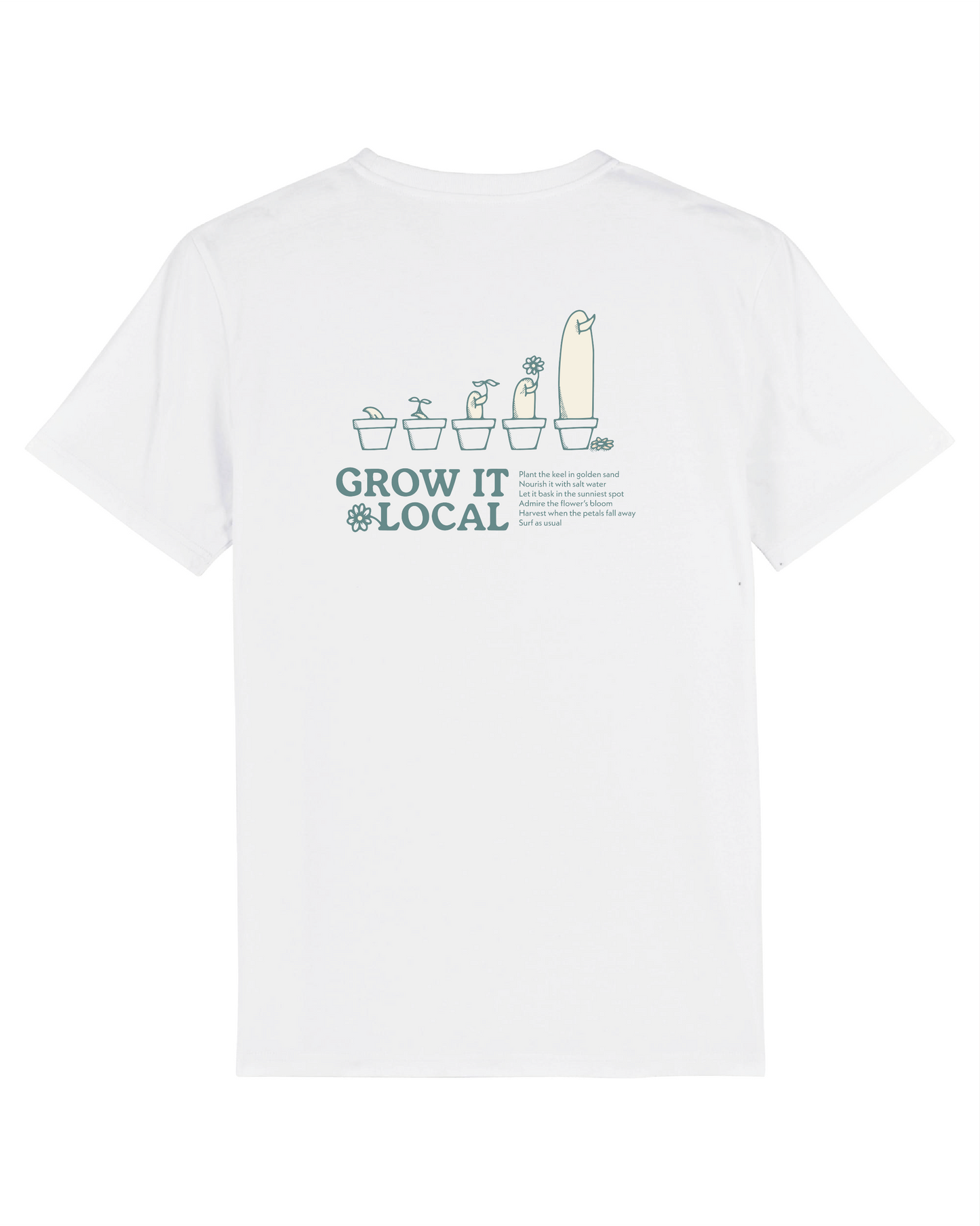 Camiseta Grow It Local - Blanco