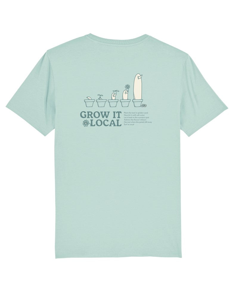 Camiseta Grow It Local - Azul Caribe