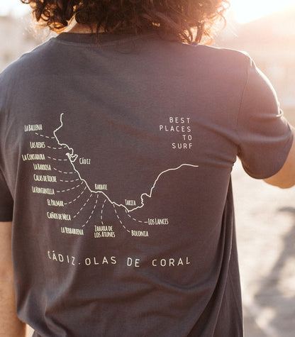 Camiseta surf sostenible CÁDIZ